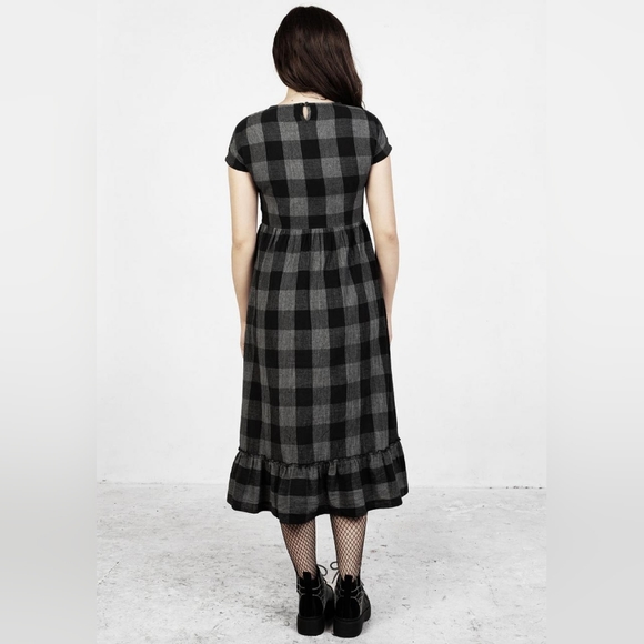 Disturbia Nyctophilia Midi Smock Dress - Picture 4 of 4